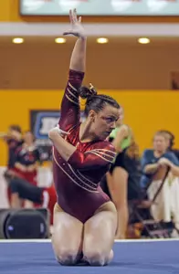 Kayla Slechta received her first Academic All-Big Ten accolade.