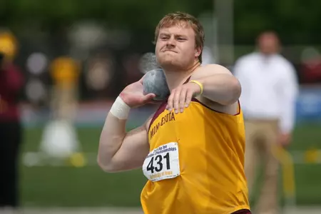 Trey Davis finished 10th (shot put) in a talented field of competitors at the Texas Relays.