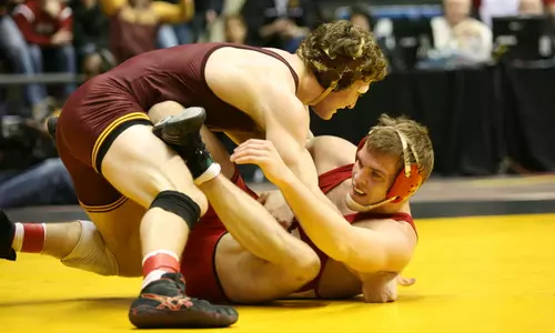 Kevin Steinhaus won the Big Ten Championship at 184 pounds today