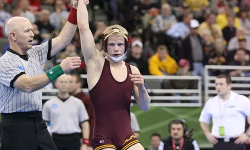 Zach Sanders will look to become the sixth four-time All-American in Minnesota history at next weekend's NCAA Wrestling Championships