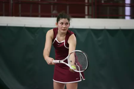 Freshman Tereza Brichacova is 8-6 in singles on the year.