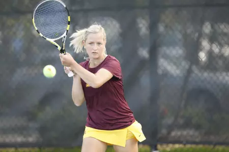 Minnesota will celebrate its lone senior, Magdalena Wiecha, on Sunday.