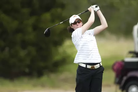 Jackie Shepherd shot the team's best round of the day, 75 (+3).
