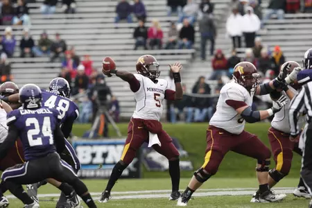 MarQueis Gray and his teammates will play Northwestern and Iowa at 11 a.m. CT this coming season.