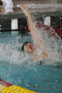 David Plummer finished third in the finals of the 100-meter backstroke.