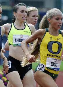 Gabriele Anderson finished fourth in the 1,500m final with a time of 4:07.83.