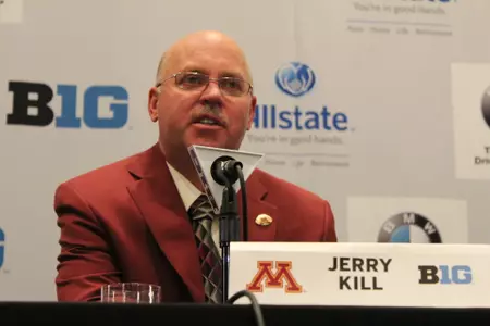 Coach Kill and the Gophers met with media from across the Big Ten Thursday.