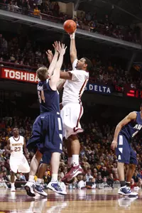 Maurice Walker has been out of the Gopher lineup since a knee injury in 2010.