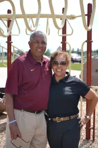 Tubby and Donna Smith, through the Tubby Smith Foundation, rebuilt a playground in Wadena & Almora, Minnesota.