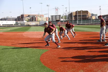 Gophers hold first practice on the new Siebert Field