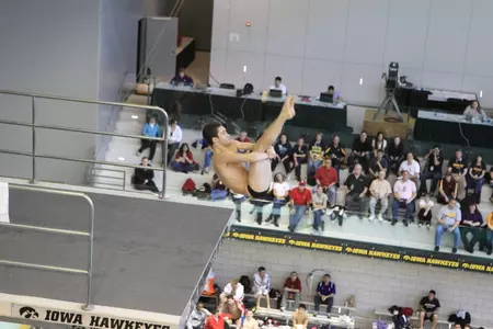 Mikey Ross won both diving events on the day