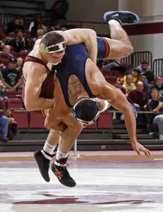 No. 12 Scott Schiller upset No. 6 Mario Gonzalez to give the Gophers the lead in tonight's match against Illinois.