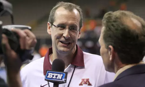 Coach Mike Burns and the Gophers are ranked No. 7 in the nation.