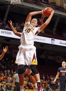 Kayla Hirt had 12 points and six rebounds in the Gophers' road win at Wisconsin.