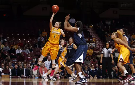 Rachel Banham and the Gophers will appear on CBS Sports when they travel to Penn State.