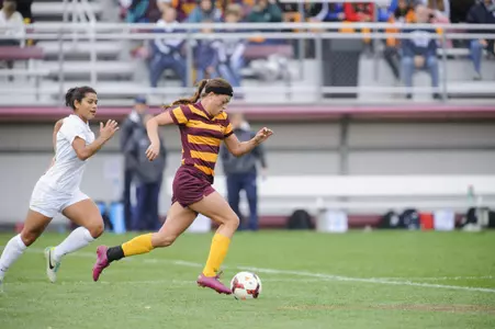 Haley Helverson scored the game-winning goal that lead to the upset of then No. 7 Penn State