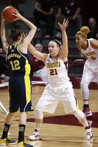 Sari Noga often guards opponents' top scorer.