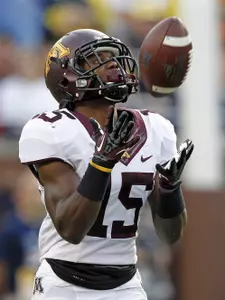Return specialist Marcus Jones and the Gophers head to Northwestern this weekend.