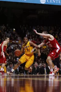 Andre Hollins led the Gophers in scoring last season during conference play.