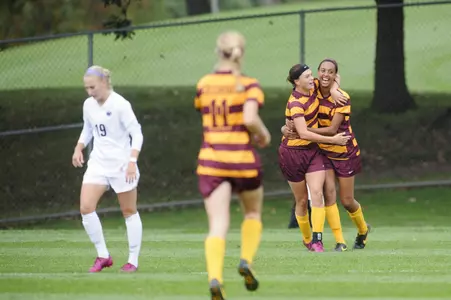 Helverson scored her third goal of the season.