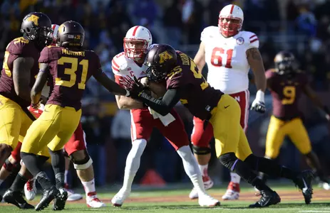 Theiren Cockran leads Minnesota with 5.5 sacks.