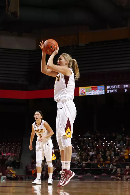 Jackie Johnson had 12 points and six rebounds in the exhibition win.