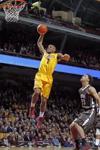 Andre Hollins led the Gophers in scoring last season at 14.6 points per game.