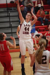 Josie Buckingham set school records for points (42), rebounds (26) and blocked shots (17) in a game as a junior.