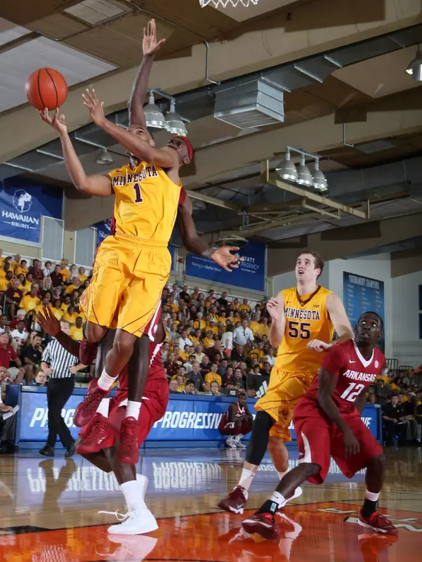 Austin Hollins goes up for a shot.
