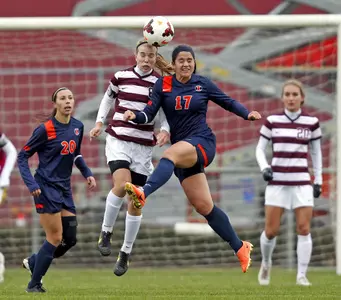 Junior Katie Thyken has lead the Gophers with seven goals this season. She scored two goals in the Gophers victory over Purdue on Oct. 27.