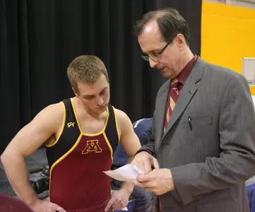 Coach Mike Burns and the Gophers begin the 2014 season Jan. 11.