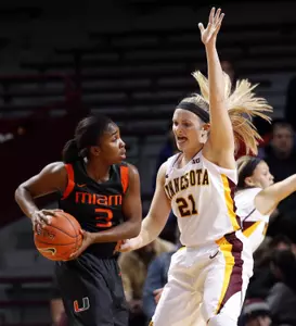 Sari Noga and the Gophers will host the Subway Classic this weekend at Williams Arena.