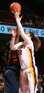 Amanda Zahui B. earned Big Ten Co-Player and Freshman of the Week honors Monday.