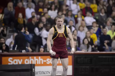 Adam Kern is ranked third in the nation in vault.