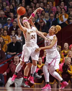 The Gophers had 30 rebounds in the contest vs. Northwestern.