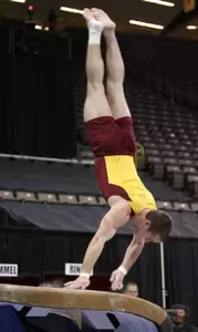 Zack Chase ranks tied for 13th in the nation in vault.