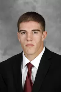 In addition to competing on the wrestling team, Tom Giaimo is also a member of Minnesota's Air Force ROTC.