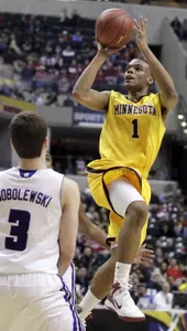 Andre Hollins Averaged 23.0 points per game in last year's Big Ten Tournament to lead the Gophers.