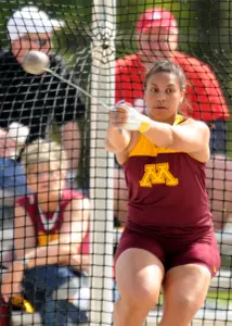 Jeri Johnson-Chambers won the hammer with a PR.