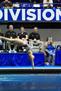 Maggie Keefer finished sixth in 3-meter diving Friday night