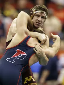 Tony Nelson will wrestle for the heavyweight title tomorrow night, potentially earning his second crown in as many years.