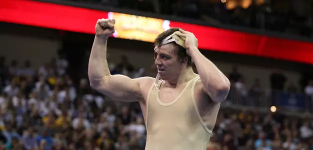 Tony Nelson NCAA championship celebration heavyweigh