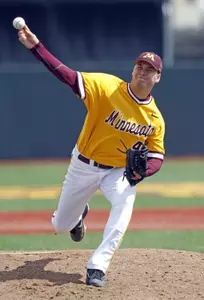 Alec Crawford picked up the win for the Gophers after allowing only one run in 6.2 innings.