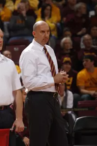 Gopher head coach Hugh McCutcheon