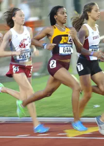 Alena Brooks won the 800 in Trinidad.