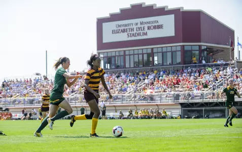 Simone Kolander was credited with her first career assist in the game against NDSU.