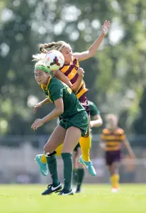 Taylor Wodnick scores her first goal of the season against Illinois State University.