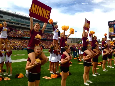 Junior Spirit Squad at TCF Bank Stadium