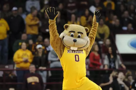 Goldy Gopher was second in the Mascot Division at the UCA & UDA College Cheerleading and Dance Team National Championship.