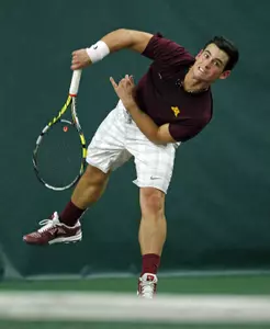 Franz Sydow clinched both matches on Friday for the Gophers with wins at No. 6 singles.